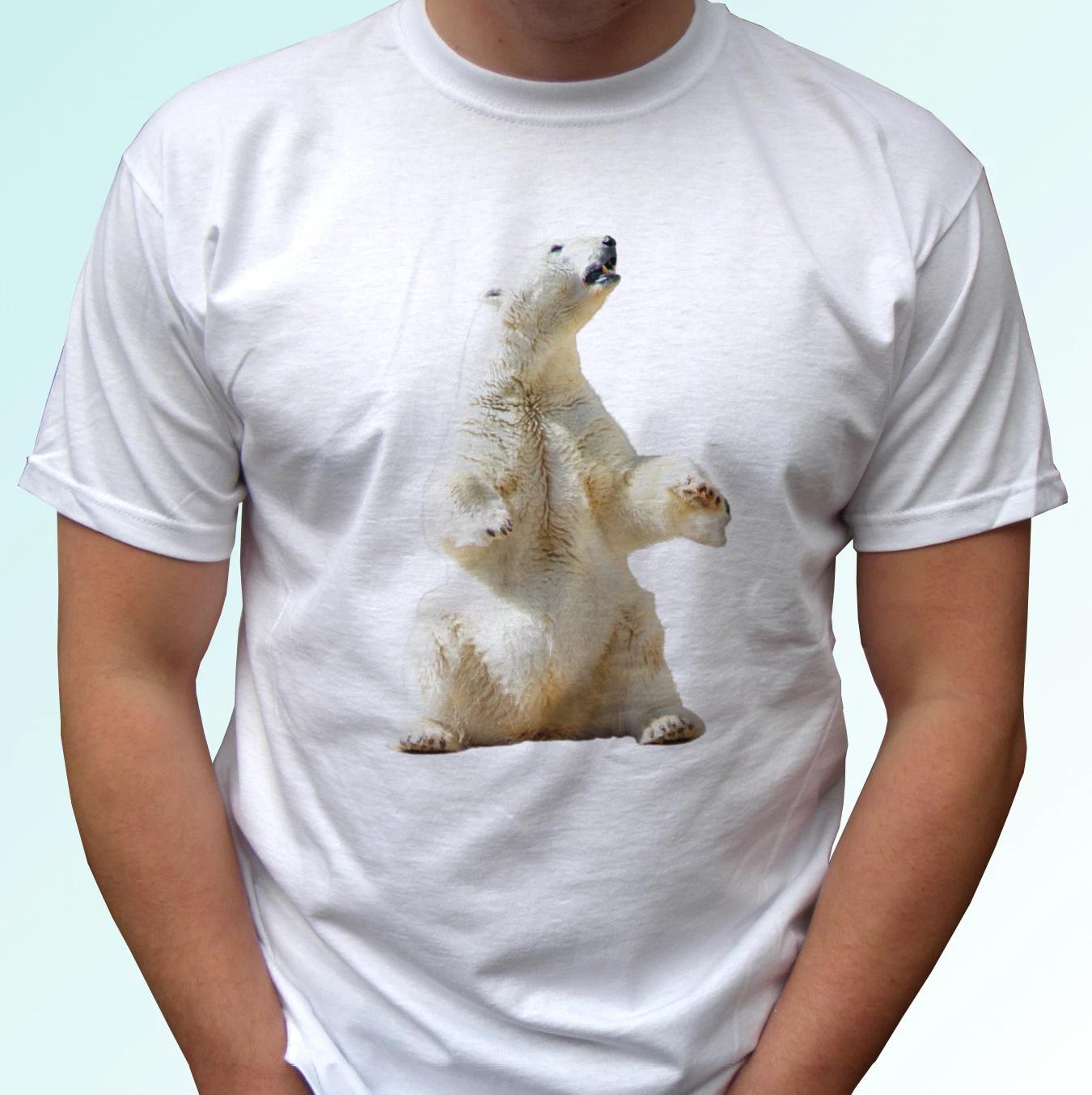 

Polar Bear white kids boys T-Shirt animal tee top design - s s kids baby sizes 150