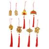 6pcs/10pcs Waterproof Bonsai Ornament Year of the Dragon Spring Festival Hanging Pendant  New Year
