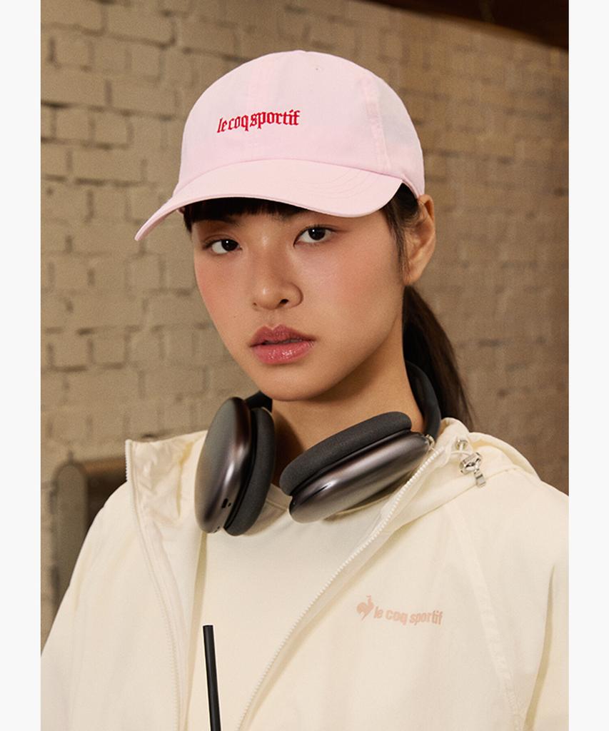 LECOQ Nylon Lettering Ball Cap - Pink (Qq123Acp32)