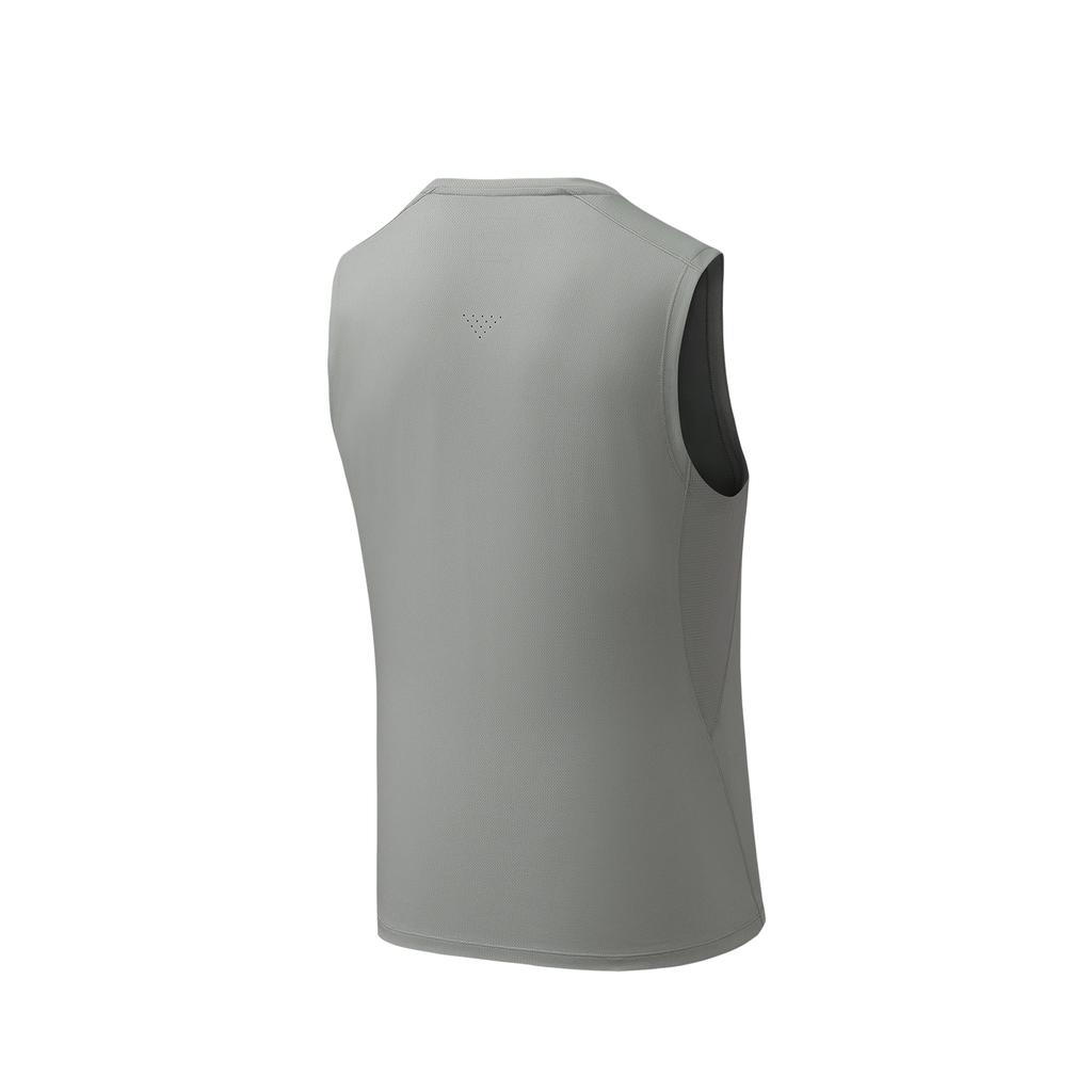 Anta Variety Training Collection Knitted Vest Men's Granite Gray 952627111-2