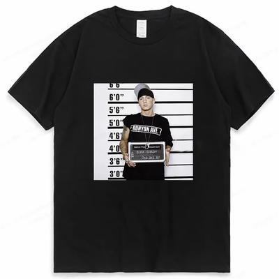 Rapper Eminem Grafikdruck T-Shirt Vintage Mode Lässiges T-Shirt Herrenbekleidung Damen 2026 Sommer Neues T-Shirt