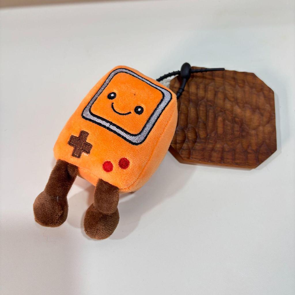 Cartoon Game Console Plush Keychain Toy Claw Machine Prize