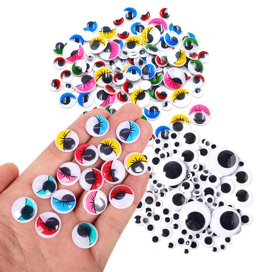 100/400pcs Creative DIY Eyes Multicolour Handmade Products DIY Decorative Supplies Sewing Accessories XJM