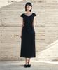 Siyajyu Sist9062 Breeze Wrinkle Skirt_Black