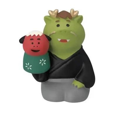 ZAKKA Creative Gift DIY Decoration INS Miniature Scene Props for Japanese Cat Dragon Year New Year Resin Small Decorations