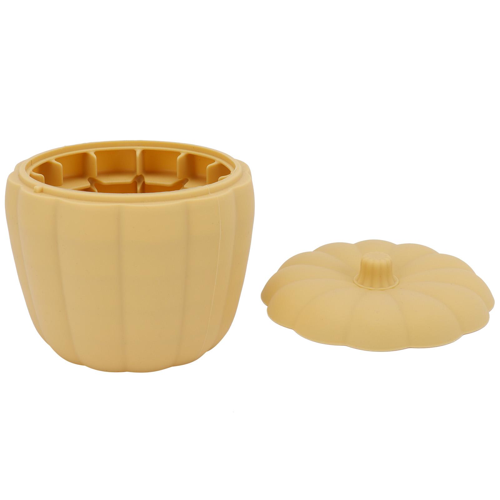 

Pumpkin Silicone Ice Bucket Ice Fruit Storage Champagne Beer Bucket with Lid for Home Cocktail Bar