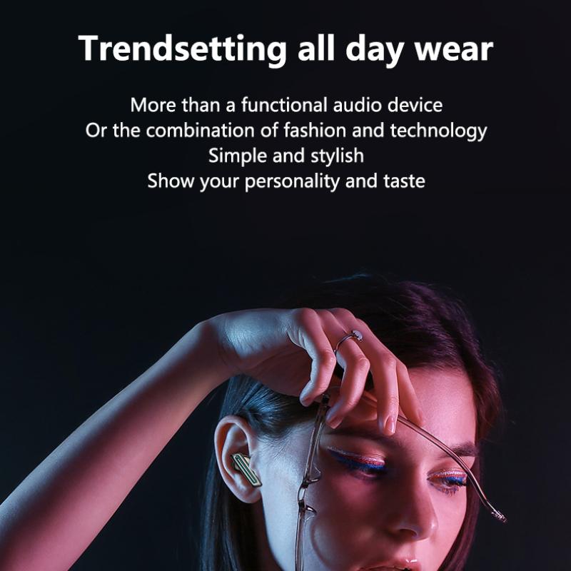 Nový produkt Bezdrátová Bluetooth sluchátka s uhlíkovými vlákny mají nízkou hlučnost Tws do ucha