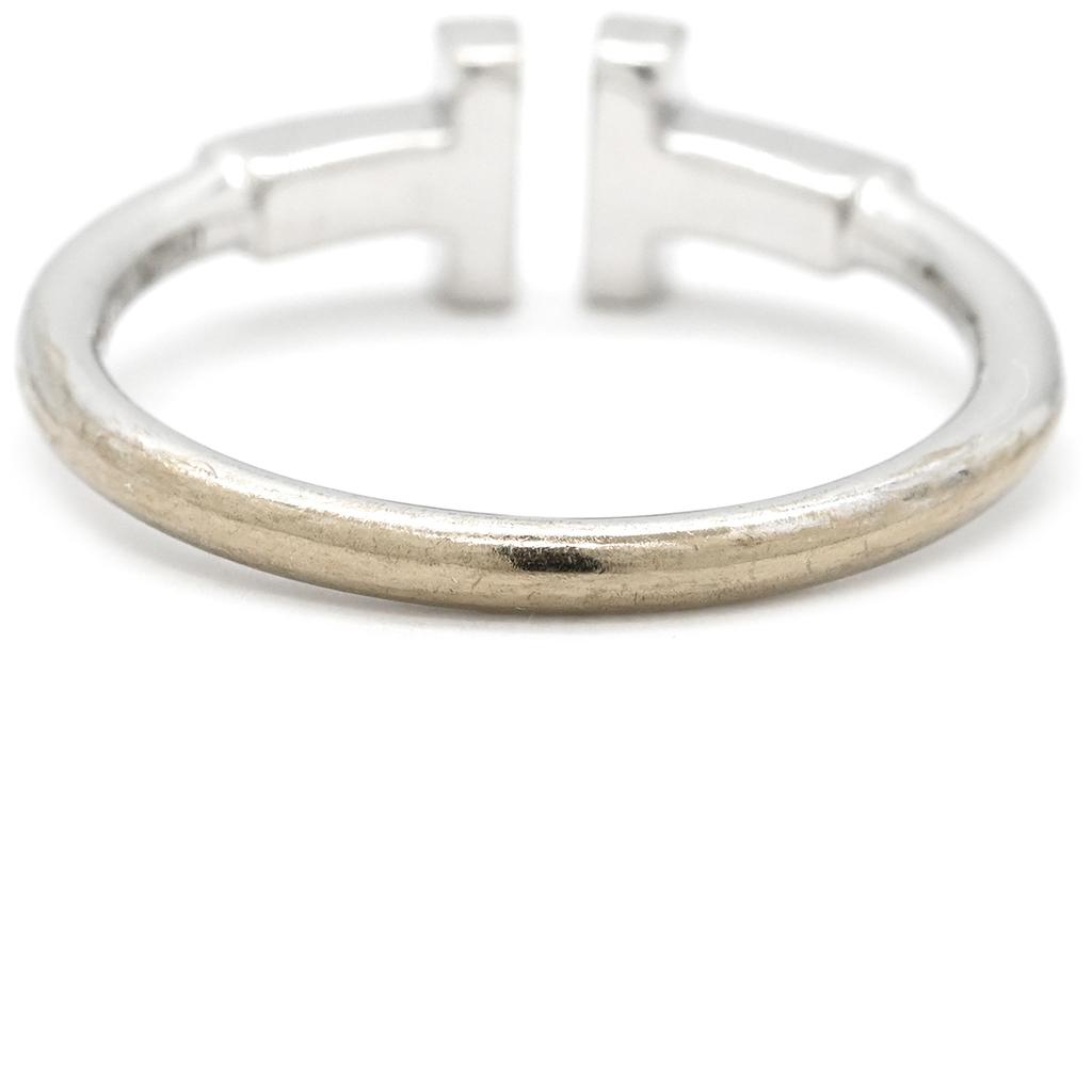 Tiffany & Co - T T wireRing ring K18WG #13(JP Size) Array
