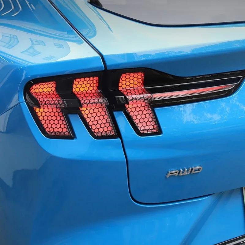 Samolepka na zadní světlo pro Ford Mustang Mach-E Elektrické zadní světlo Voštinová buněčná dekorativní lampa Příslušenství pro úpravu auta