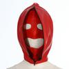 Máscara de Bondage de Cuero Ajustable para Hombres y Mujeres: Sudadera con Cremallera Completa y Capucha con Cierre de Cordones para Cosplay Gótico y Club