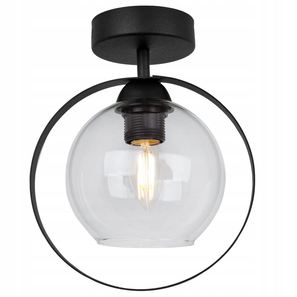 MODERN CEILING LAMP GLASS RING LAMP