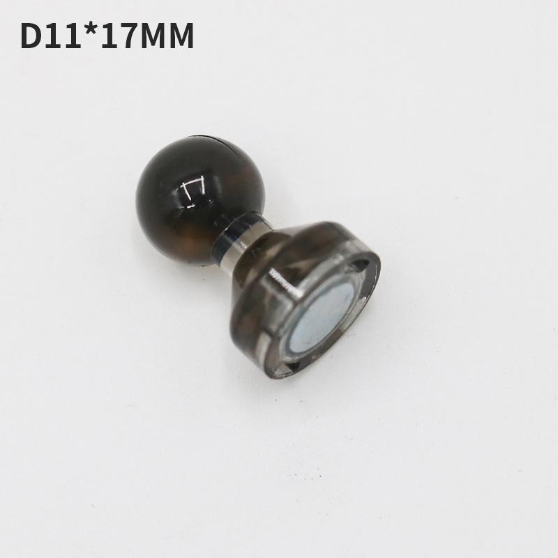 Colorful Transparent Strong Magnetic Push Pins, Strong Magnetic Stickers for Office Teaching Refrigerator Message Board