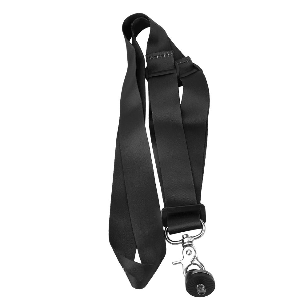 Handhold Ballhead Safety Neck Strap and 1 4 inch Screw Base for DJI Osmo Mobile 3 2black