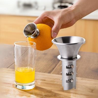 Nářadí na zeleninu z nerezové oceli Ruční odšťavňovač na citronové ovoce