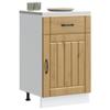 VidaXL Kitchen Cabinet Lucca Artisan Oak Engineered Wood, Sink Cabinet, Kitchen Cabinet with Drawer, Cabinet 853726