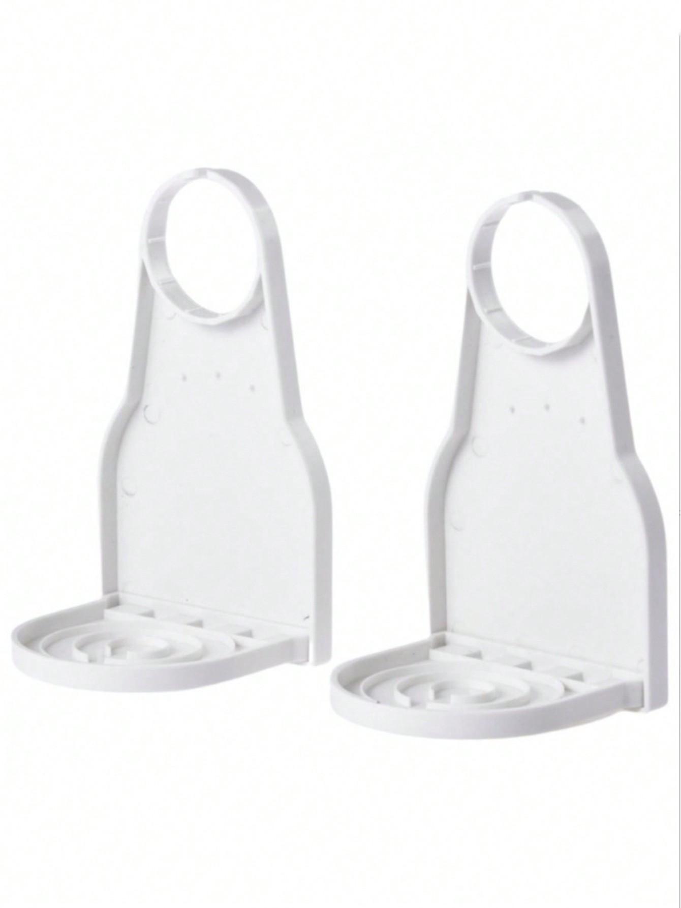 

2 шт. Новая подставка-держатель для моющего средства для стирки для предотвращения проливания и капель, складной держатель для стакана для ванной комнаты, кухни, прочная летняя сборная подставка White 2-pack разноцветный