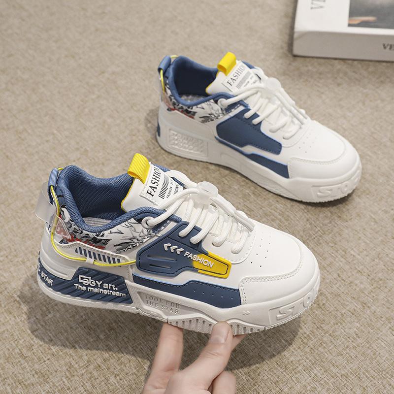 2025 parent-child men's shoes spring and summer casual board shoes personalized youth low-top sports board shoes men's trendy shoes