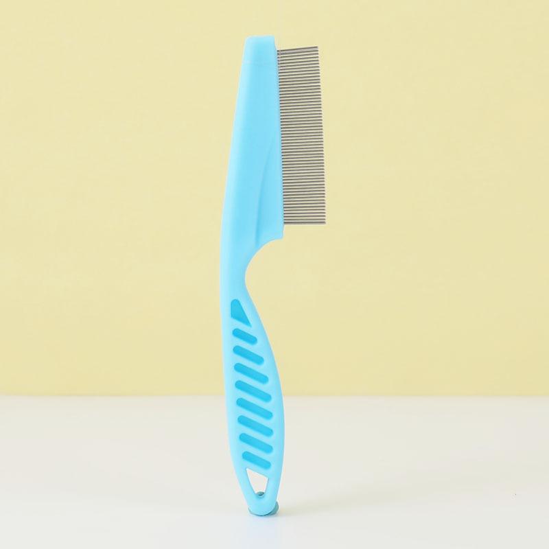 1/2pc Pet Hair Shedding Comb Stainless Steel Flea Comb for Cat Dog Pet Comfort Flea Hair Grooming Comb Dog Brush Grooming Tools