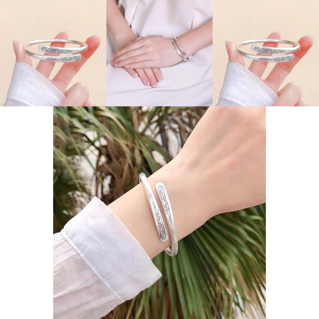 Exquisites Vintage Ethnischer Stil Massives Mattes Kupferarmband Mit Silberner Reflexion Großhandel Ab Werk