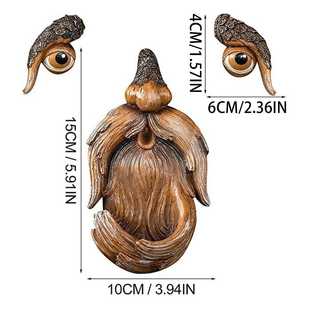 1 Pc Bird Feeder Unique Tree Face Bird Feeder Garden Yard Decoration Outdoor Whimsical Tree Hugger Sculpture Art Decor