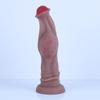 Large Egg-Free Silicone Mustang Anal Plug - Soft, Super-Sized Masturbator for Men and Women.