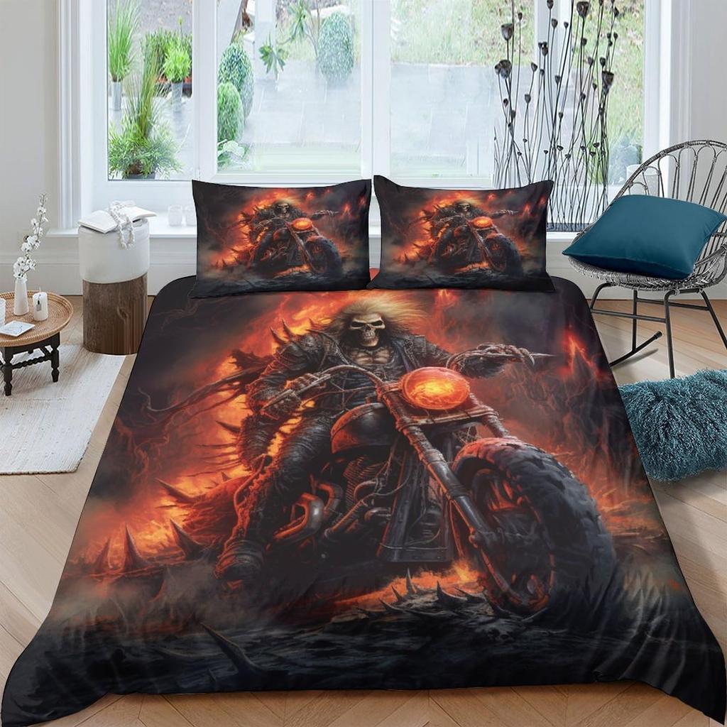 Unicorn Duvet Cover Set For Boys Queen Size Lightweight Down Quilt Covers Bedroom Decor 2 Pillowcases 1 Duvet Cover No Comforter