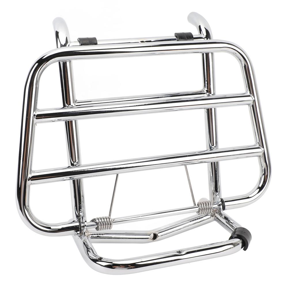 Motorcycle Front Luggage Rack Iron Scratch Resistant Cargo Holder Shelf Replacement for Vespa Primavera 150 Sprint 150