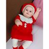 Smile Reborn Doll, Cloth Body Soft Dolls For Christmas Decoration Lovely Toy For Baby