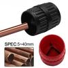 Dual-Sided Deburring Tool for Metal and Plastic Tubing Chamfering