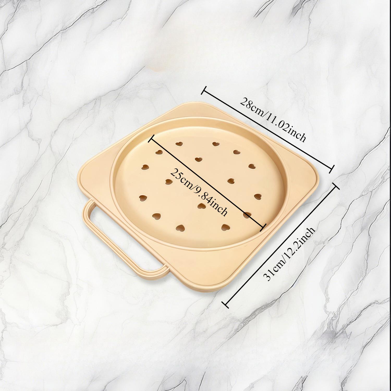 Multi-functional plastic storage rack - easy to install, no drilling required, sliding design, suitable for water dispensers