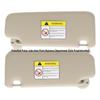 Beige Sunshade for Chevrolet Aveo, Sonic, Spark (2012-2019) 95327505