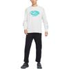 Nike T Shirts Men's White Crew Neck Moderate Straight Fit FV3487-121