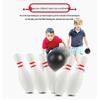 Smiley Face Design Bowling Set for Indoor/Outdoor Team Building – Fun for Kids and Adults