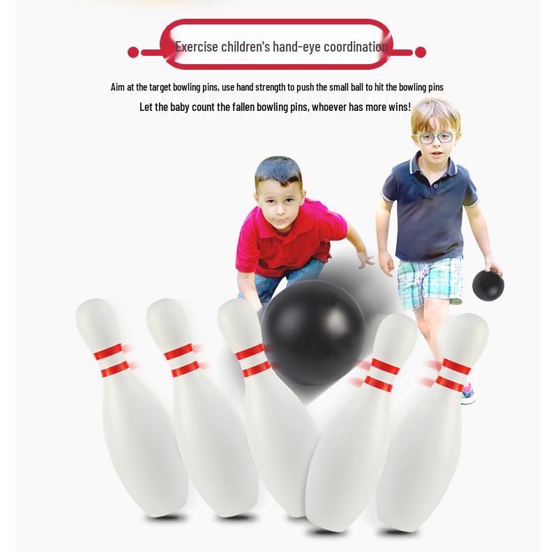 Smiley Face Design Bowling Set for Indoor/Outdoor Team Building – Fun for Kids and Adults