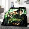 Custom Name Elegant Gothic Crest blanket for Couch & Bed, Plush Cozy Fuzzy Blanket Super Soft & Warm Blankets for Fall and Winter. 090874