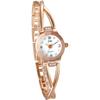JewelryWe Simple Cute Women's Watch Pink Gold Fashion Elegant Design for Birthdays and Valentine's Day