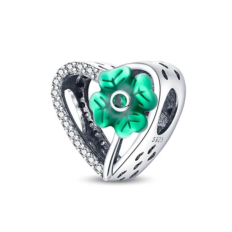 Copper Colorful Flowers Butterfly Charms Beads Fit Original Charm Bracelets Women Diy Jewelry Birthday Gift Making