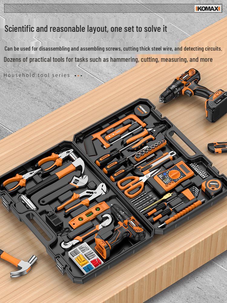 Multifunctional Electrician Repair Kit with Impact Drill