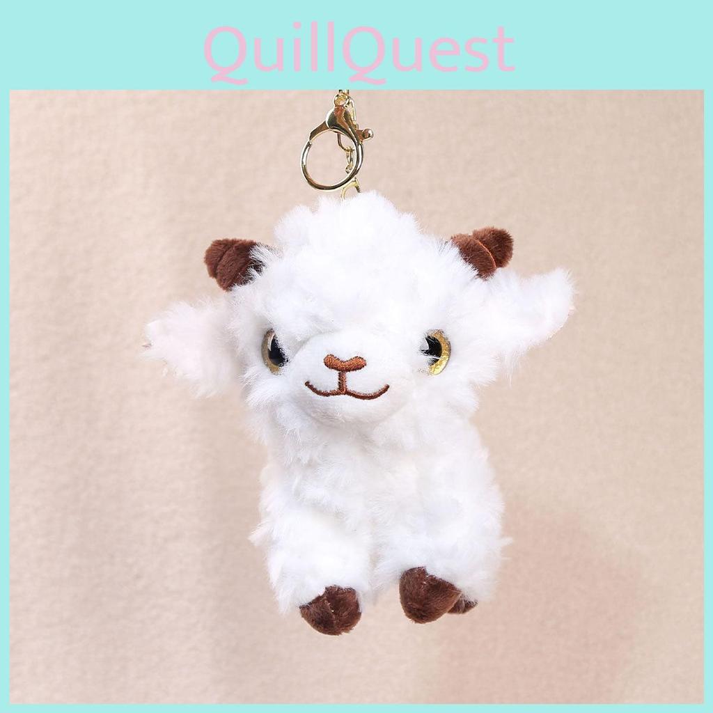 Miniature Sheep Plush Doll With Pp Cotton Filling For Bag Charm And Collectible Gift Items
