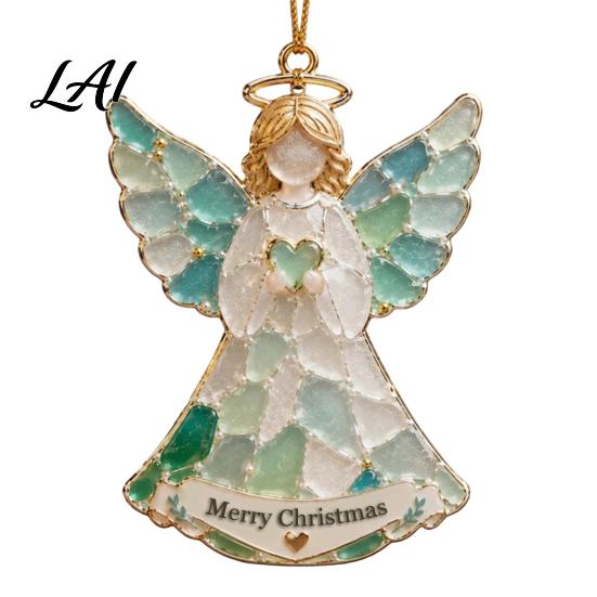 Ornament for Holiday Decor Acrylic Christmas Ornament 2D Flat Snowman Heart Star Hanging Pendant Animal Decorations Xmas Tree Home Party Decor,