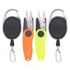 Stainless Fishing Scissors Fishing Line Cutter 180 Degree Foldable Line Cutter Fishing Tackle Accessories