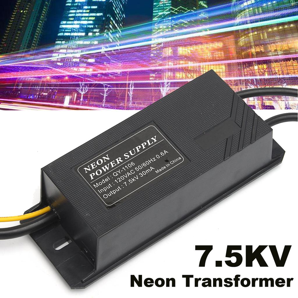 Neon Electronic Transformer 7500V 7.5KV 30mA Power Supply Rectifier Kit ...