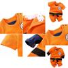Adorable Newborn Baby Boys Dragon Ball Z Cosplay Romper Bodysuit For Halloween