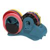 Multi-Function Tape Dispenser with Automatic Roller Cutter Adjustable Length Setting Efficient Cutting Divider Channel for Gift Wrapping Office