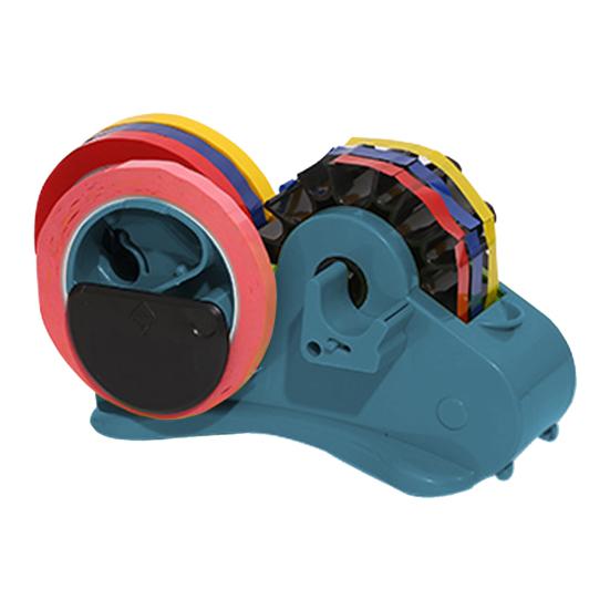 Multi-Function Tape Dispenser with Automatic Roller Cutter Adjustable Length Setting Efficient Cutting Divider Channel for Gift Wrapping Office