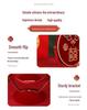 Double Happiness Red Wood Bride Gift Set: Mirror & Comb Collection