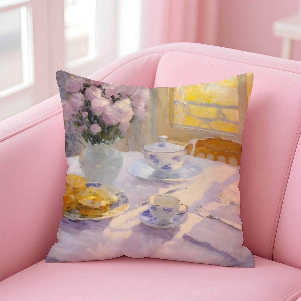 Art PPierre Bonnard Cushion Cover Pillow Case Soft Skin Friendly Fabric Comfort Concealed Zipper