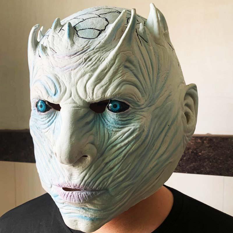 Halloween mask Tricky Fool Series Game of Thrones Mask Night King Latex hood