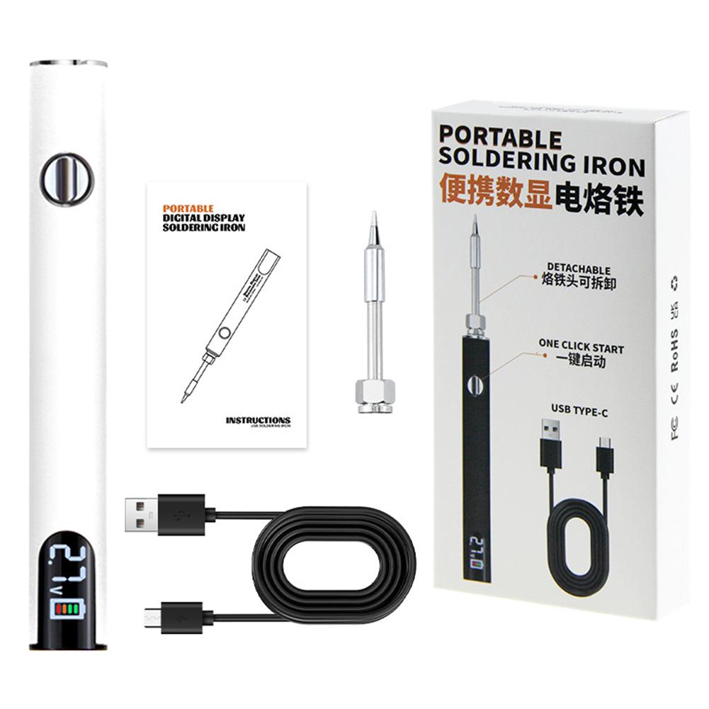 Digital 510 Electric Soldering Iron 650mAh Battery Mini Battery Welding Tool Electric Soldering Iron Pen Electronics Repair