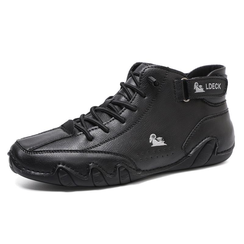 Men's shoes high-top cotton shoes men's casual shoes winter velvet thickened shoes Martin boots men's